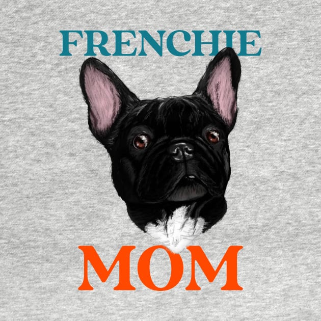 Frenchie mom by AllPrintsAndArt